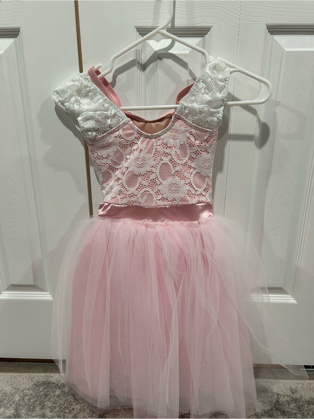 Dance Costume Pink Lace Tulle - Picture 2 of 2